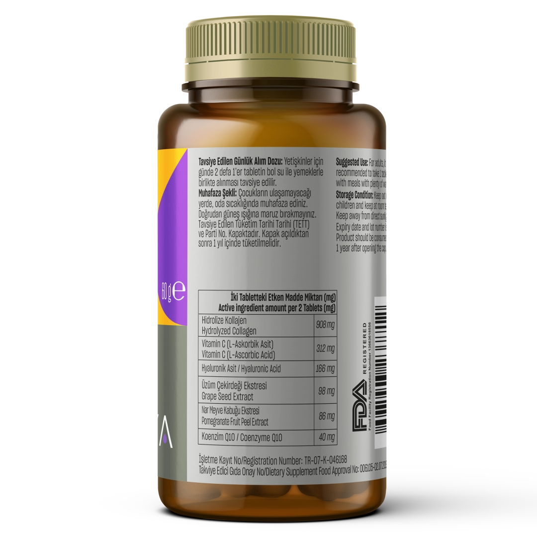 210 Hydrolyzed Collagen Complex 60 tabs