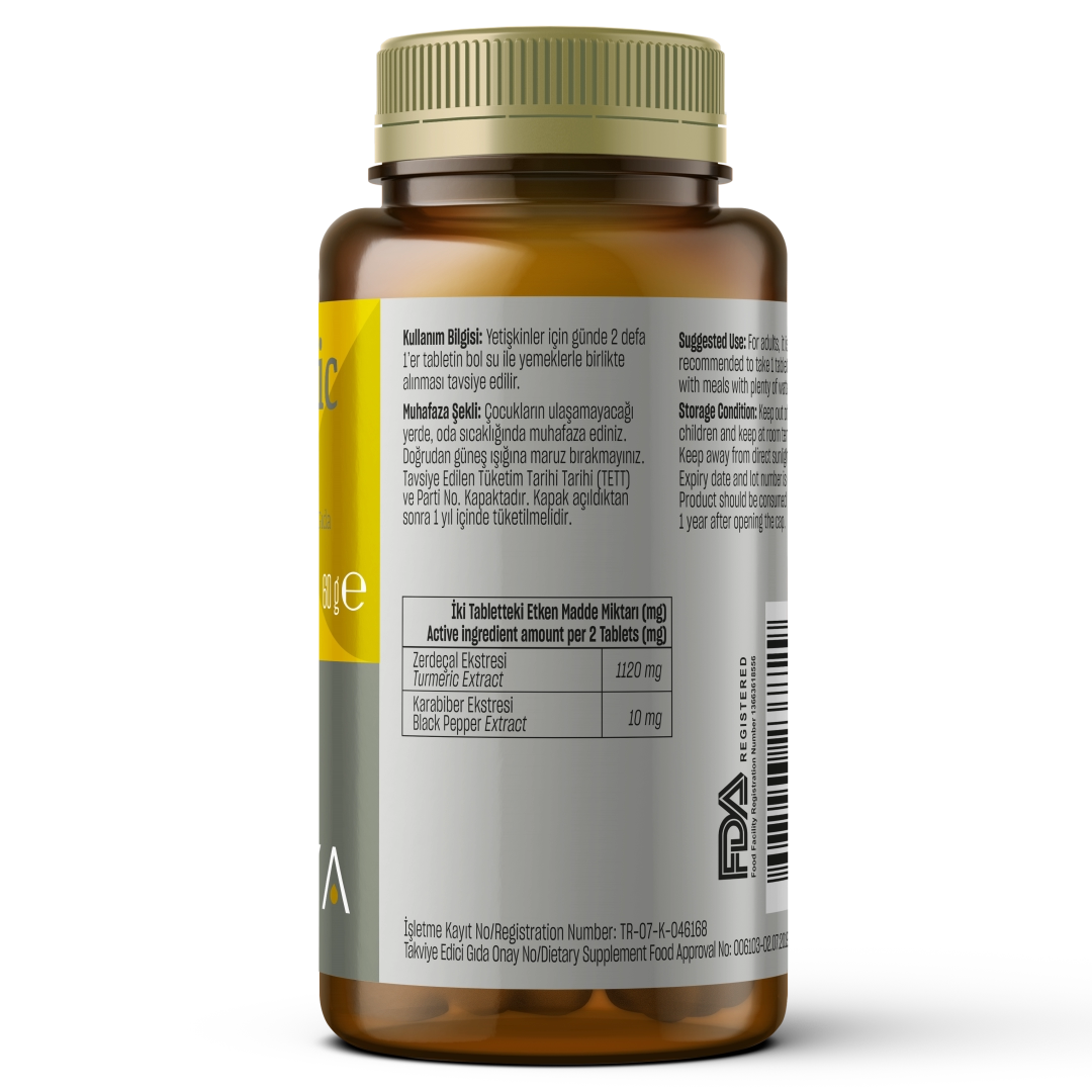 219 Turmeric Curcumin 1120 mg 60 tabs