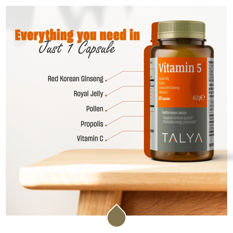 221 Vitamin 5 Immune Support 60 caps