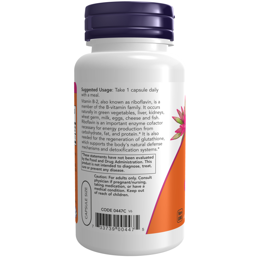 138. B-2 100 mg - 100 caps 3 Vitamin B-2