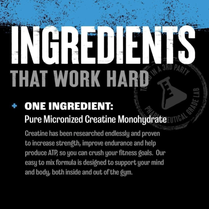 911 ANIMAL Micronized Creatine Monohydrate 500 g Unflavored