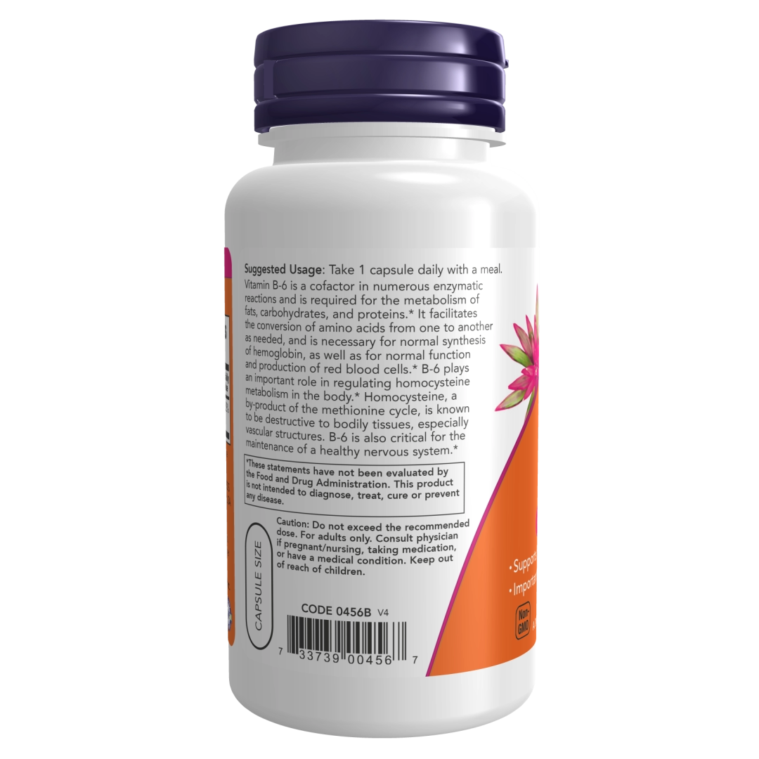 156 Vitamin B-6 100 mg - 100 vcaps 3 156 Vitamin B-6 100 mg - 100 vcaps