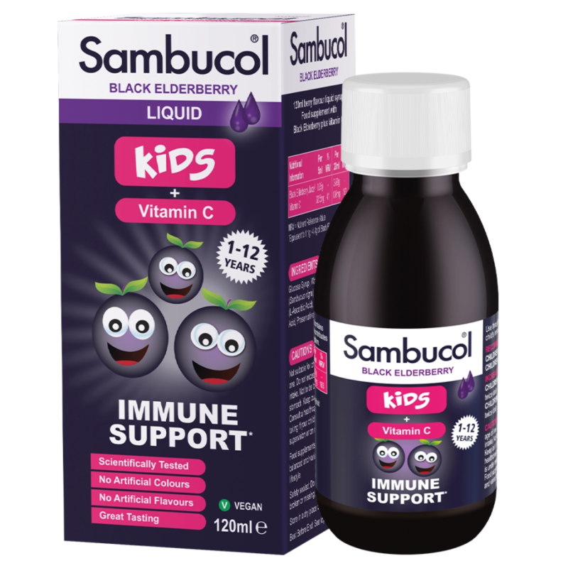 1303 Sambucol Kids Liquid + Vitamin C 120 ml 1