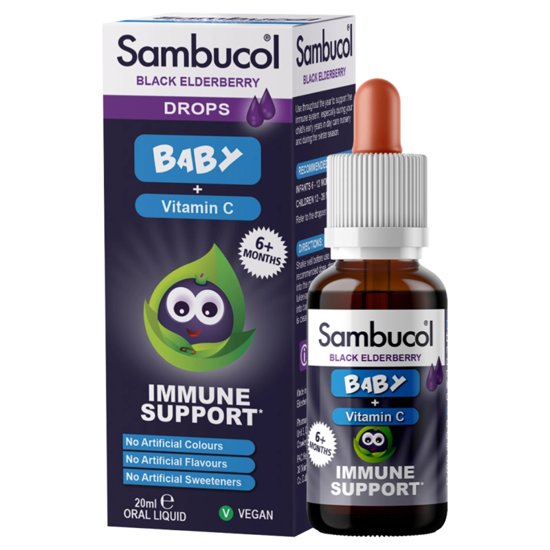 1308 Sambucol Baby Drops 20 ml + vit c 1