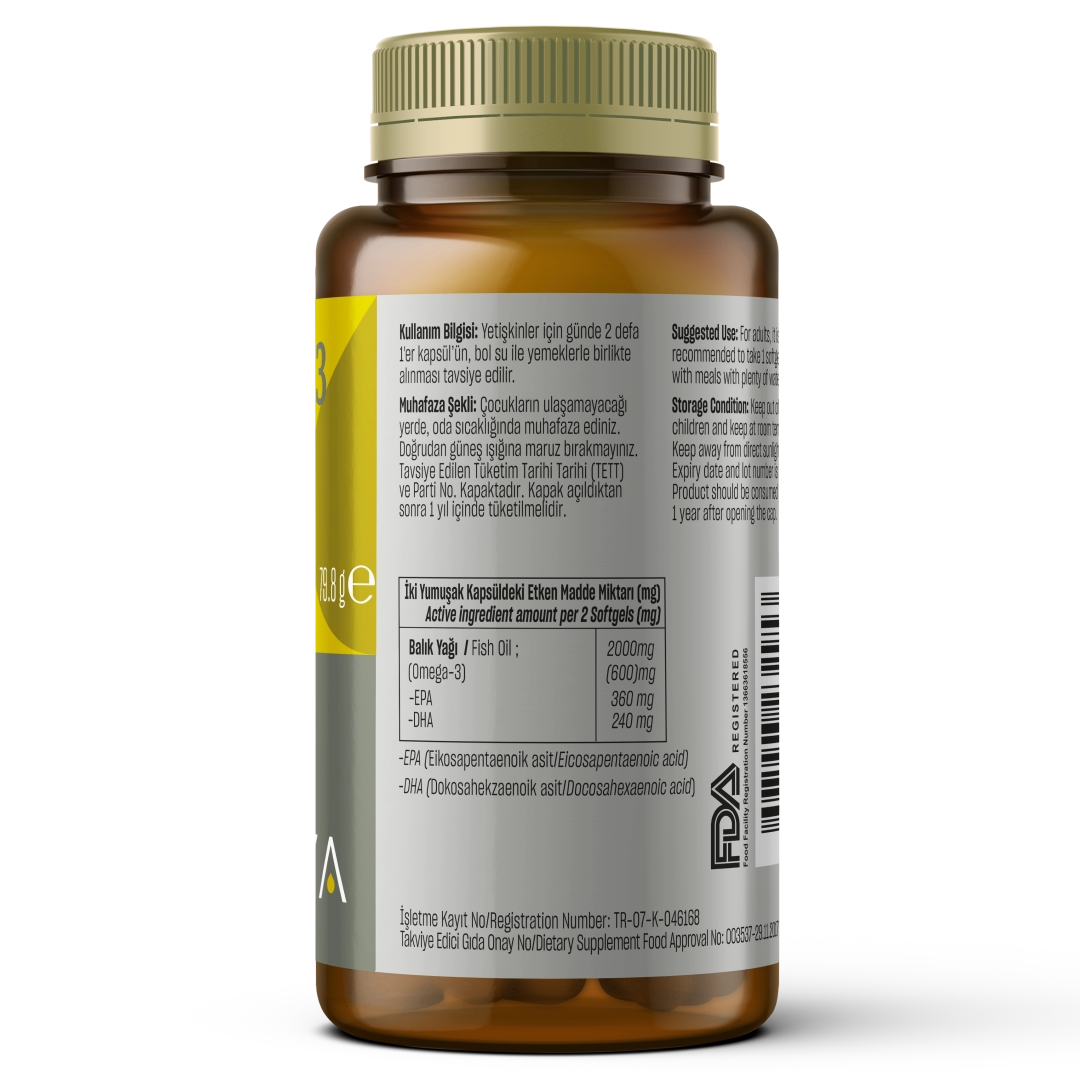 227 Omega 3 Fish Oil 60 sgels