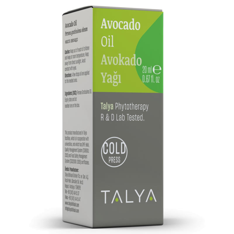 251 Avocado Oil 20 ml Cold Pressed